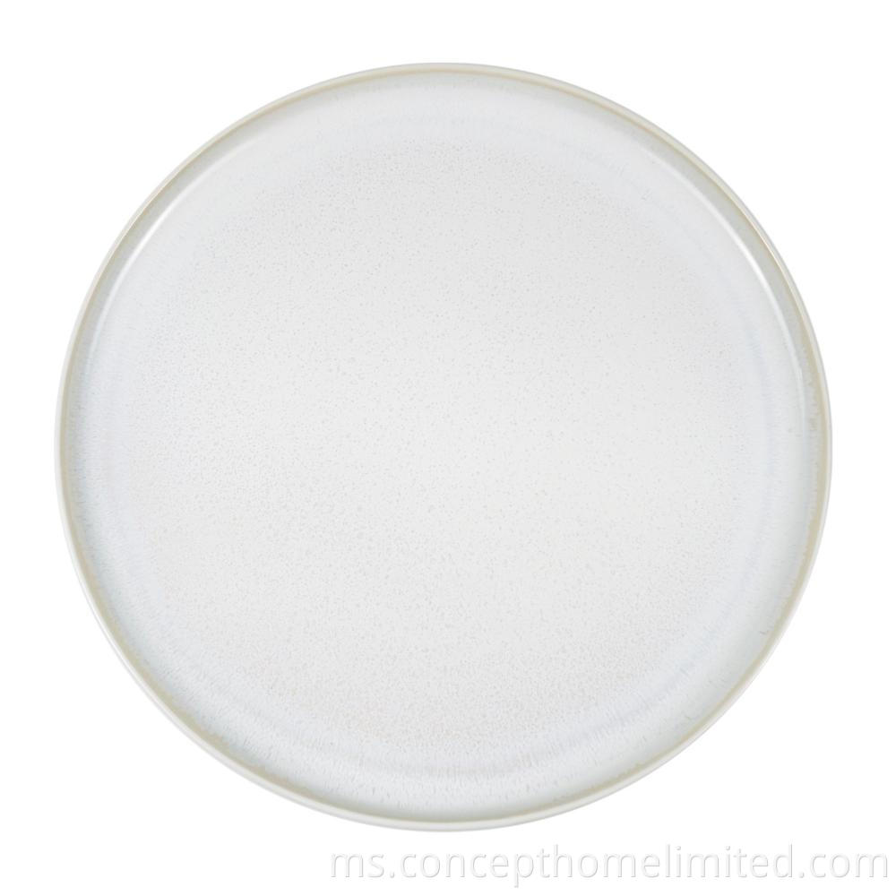 Reactive Glazed Stoneware Dinner Set In Creamy White Ch22067 G04 6